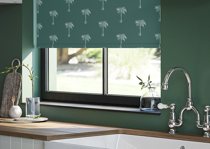 Miami Sunset, Jade - Roller Blind - Image 5